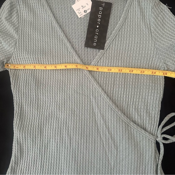 Paper Crane Wrap Top (NWT) - Picture 6 of 6